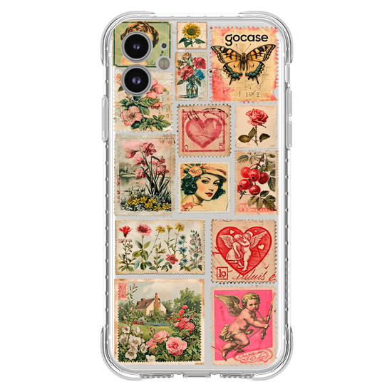 Capinha para celular  Selos Vintage
