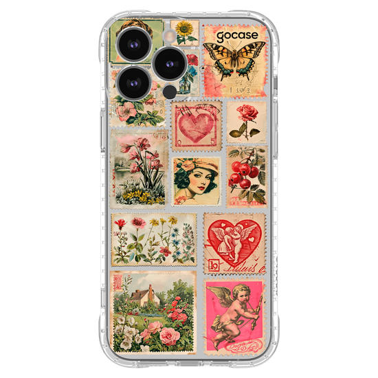 Capinha para celular  Selos Vintage