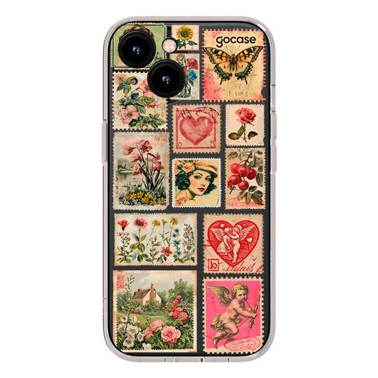 Capinha para celular  Selos Vintage
