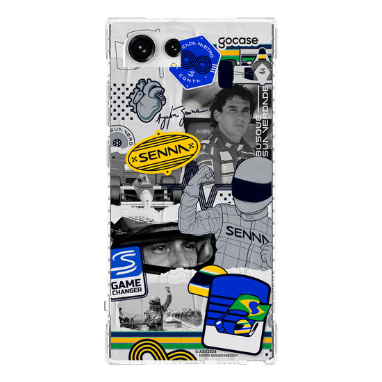 Capinha para celular  Senna - Colagem