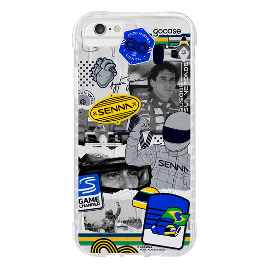 Capinha para celular  Senna - Colagem