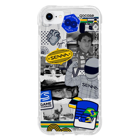 Capinha para celular  Senna - Colagem