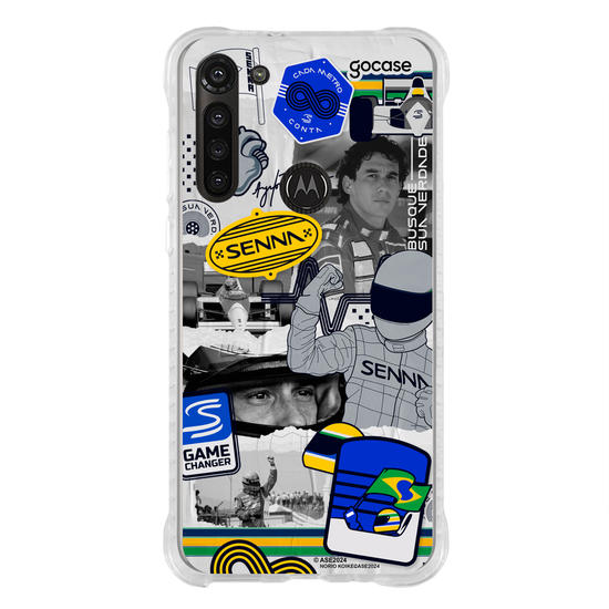 Capinha para celular  Senna - Colagem