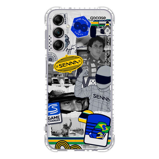 Capinha para celular  Senna - Colagem