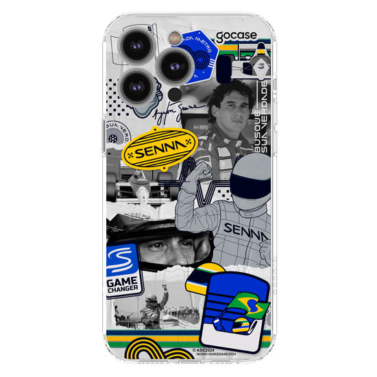 Capinha para celular  Senna - Colagem