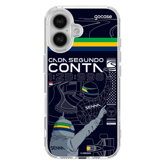 Capinha para celular  Senna - Cada Segundo Conta