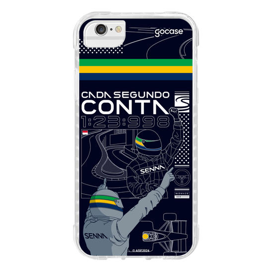 Capinha para celular  Senna - Cada Segundo Conta