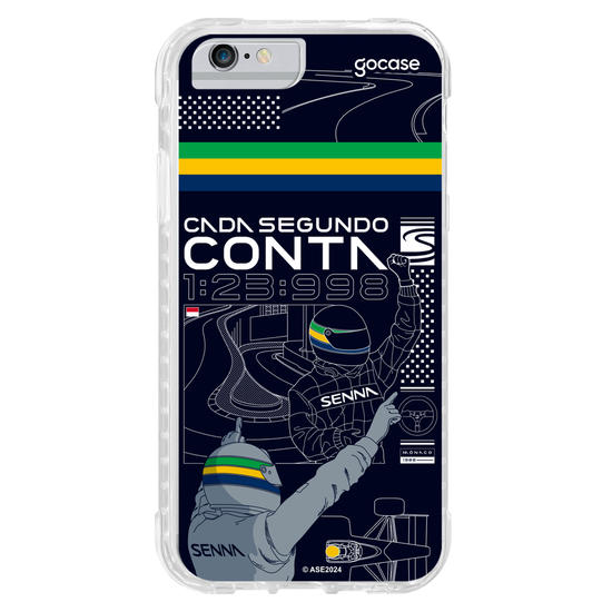 Capinha para celular  Senna - Cada Segundo Conta