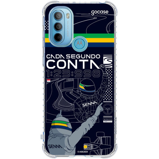 Capinha para celular  Senna - Cada Segundo Conta