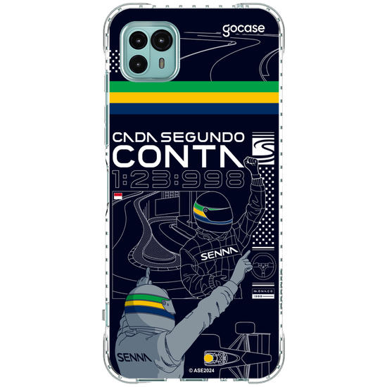 Capinha para celular  Senna - Cada Segundo Conta