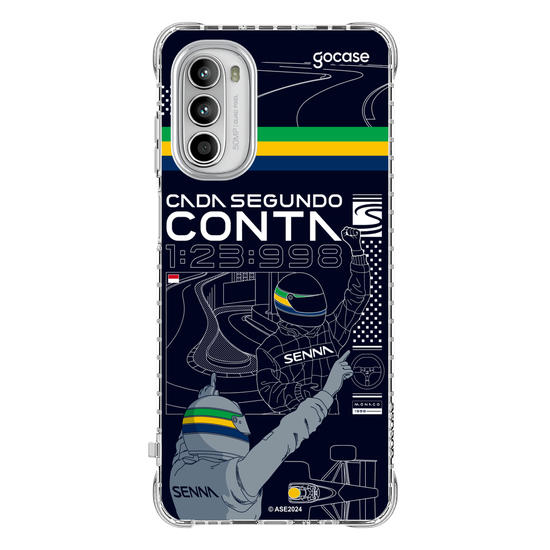 Capinha para celular  Senna - Cada Segundo Conta