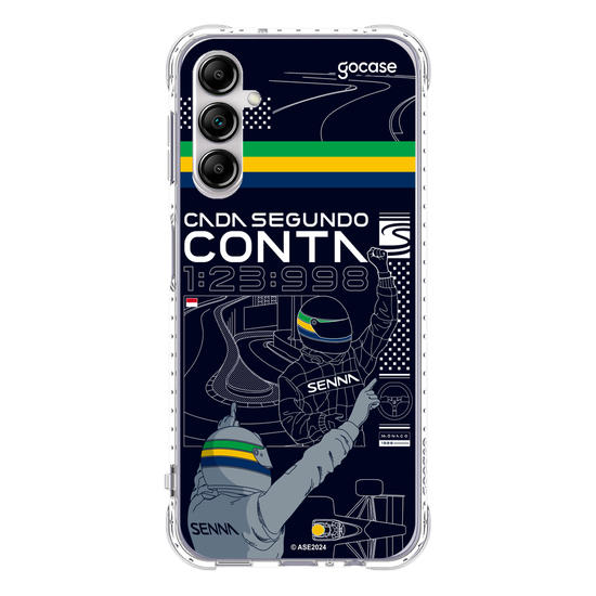 Capinha para celular  Senna - Cada Segundo Conta