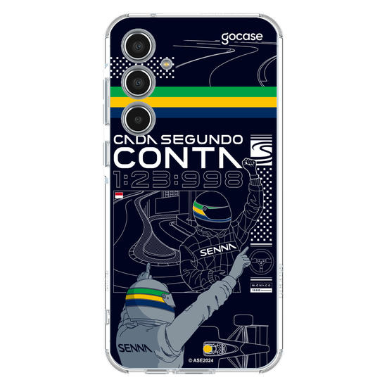 Capinha para celular  Senna - Cada Segundo Conta