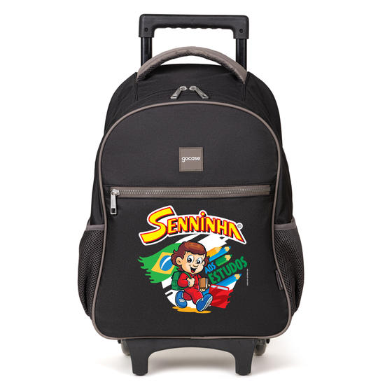 Mochila de Carrinho 2 Rodas Play -  Senninha - Aos Estudos