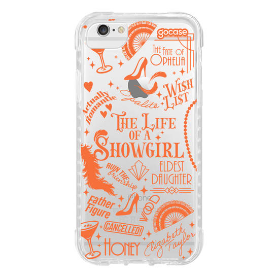 Capinha para celular Showgirl Tracklist