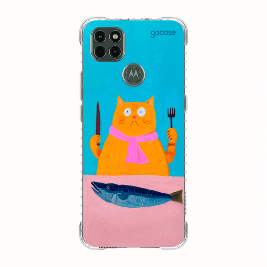 Capinha para celular  Silly Hungry Cat