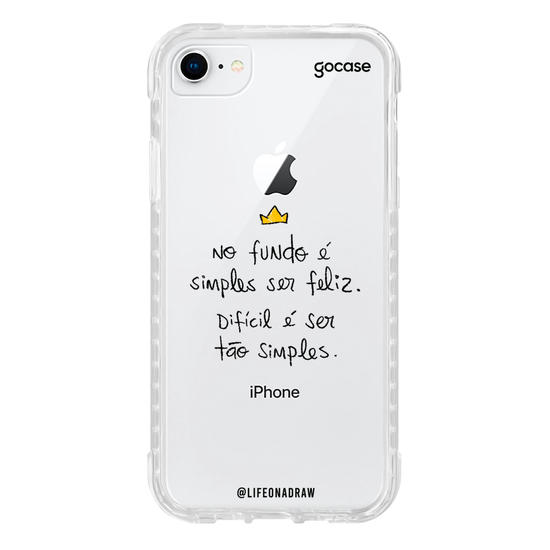 Capinha para celular Simples Ser Feliz
