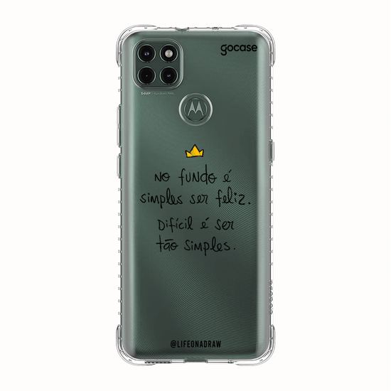 Capinha para celular Simples Ser Feliz