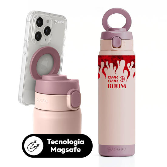 Garrafa Térmica Magsafe + Ebook -   K-pop - Chk Chk Boom