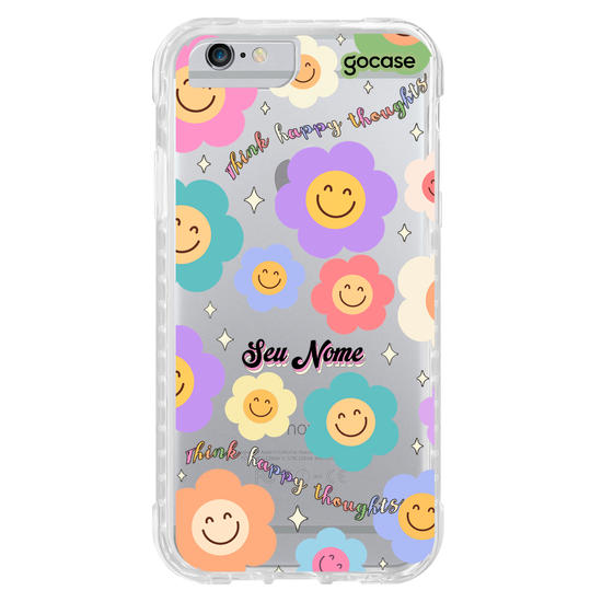 Capinha para celular  Smile Flowers