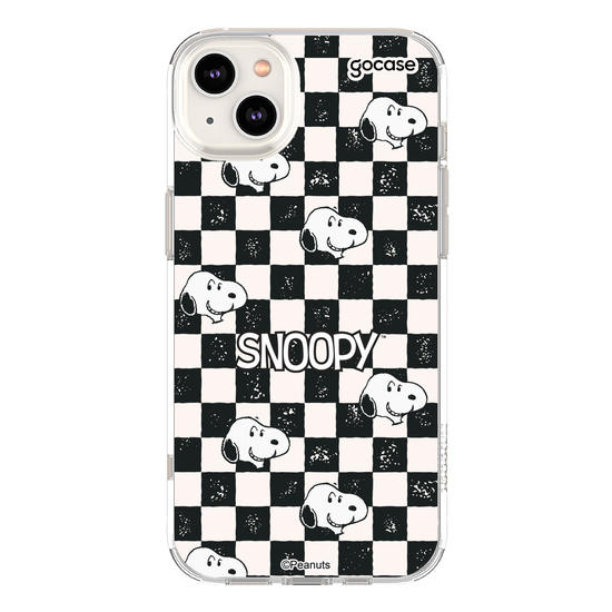 Capinha para celular  Snoopy - Xadrez Cute