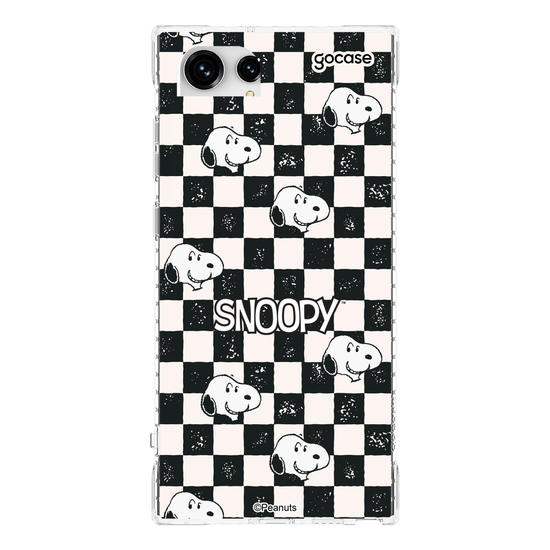 Capinha para celular  Snoopy - Xadrez Cute