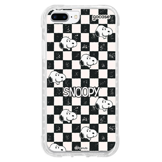 Capinha para celular  Snoopy - Xadrez Cute