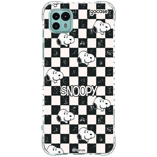 Capinha para celular  Snoopy - Xadrez Cute