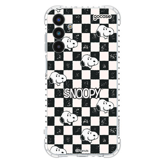Capinha para celular  Snoopy - Xadrez Cute