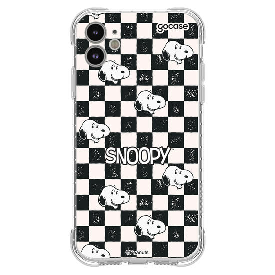 Capinha para celular  Snoopy - Xadrez Cute
