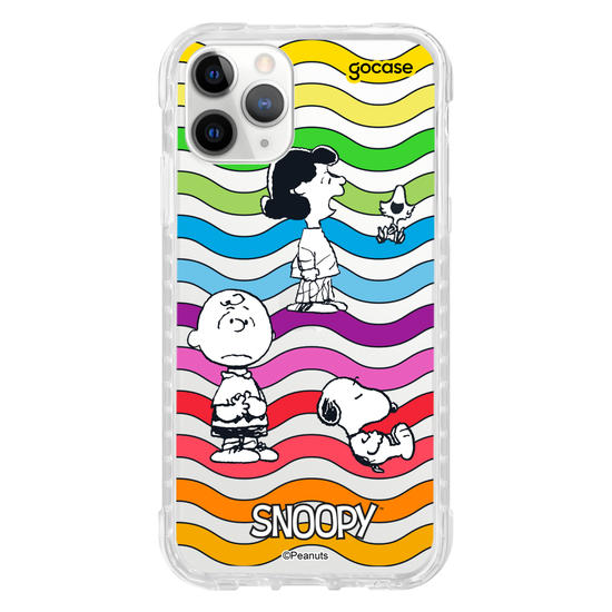 Capinha para celular  Snoopy - Rainbow Ondulação