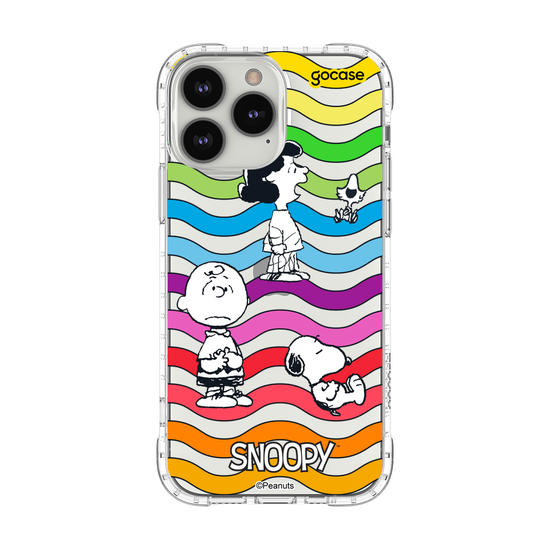Capinha para celular  Snoopy - Rainbow Ondulação