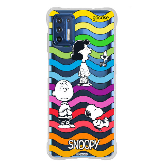 Capinha para celular  Snoopy - Rainbow Ondulação