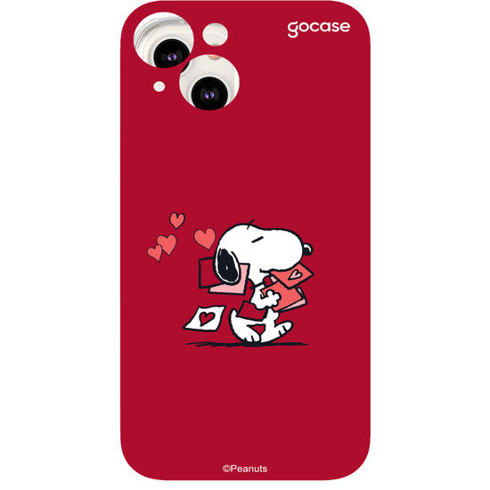 Capinha para celular  Snoopy - Cartas de Amor