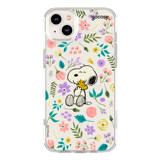 Capinha para celular  Snoopy - Floral