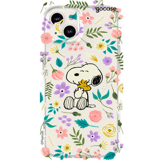 Capinha para celular  Snoopy - Floral