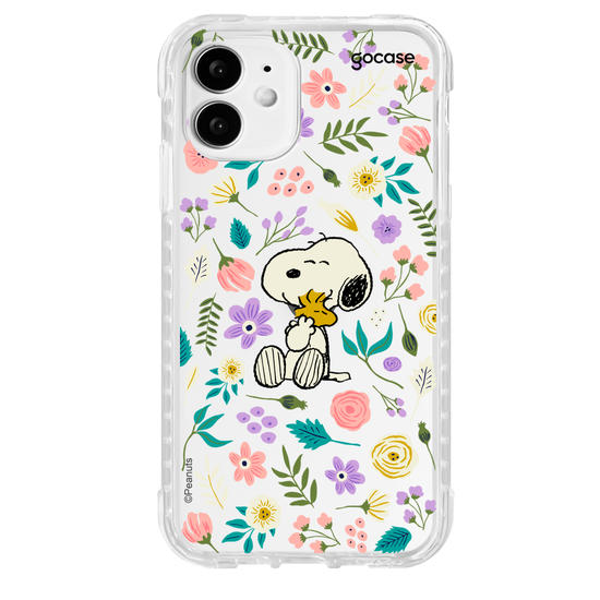 Capinha para celular  Snoopy - Floral