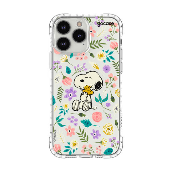 Capinha para celular  Snoopy - Floral
