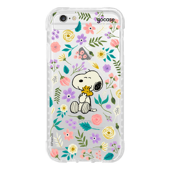 Capinha para celular  Snoopy - Floral