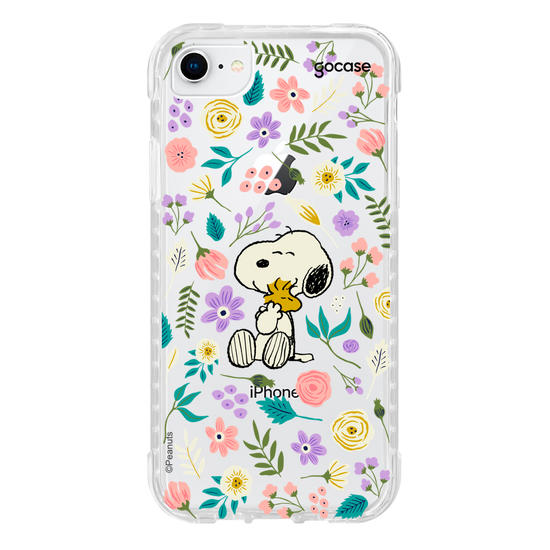 Capinha para celular  Snoopy - Floral
