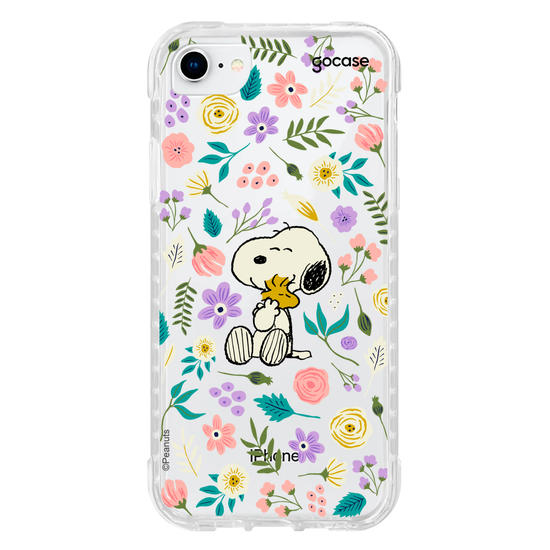 Capinha para celular  Snoopy - Floral