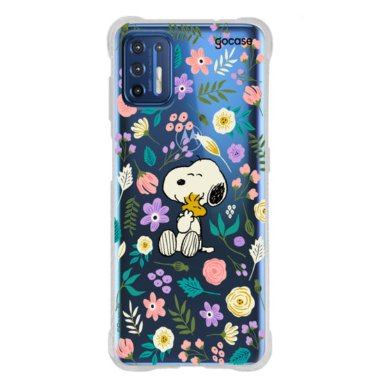 Capinha para celular  Snoopy - Floral