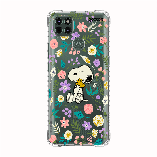 Capinha para celular  Snoopy - Floral