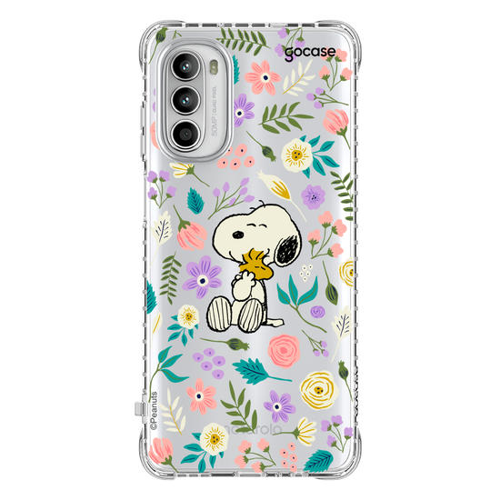 Capinha para celular  Snoopy - Floral