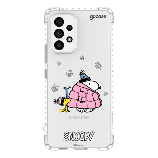 Capinha para celular  Snoopy - Inverno