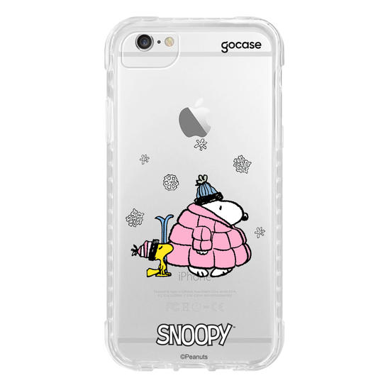 Capinha para celular  Snoopy - Inverno