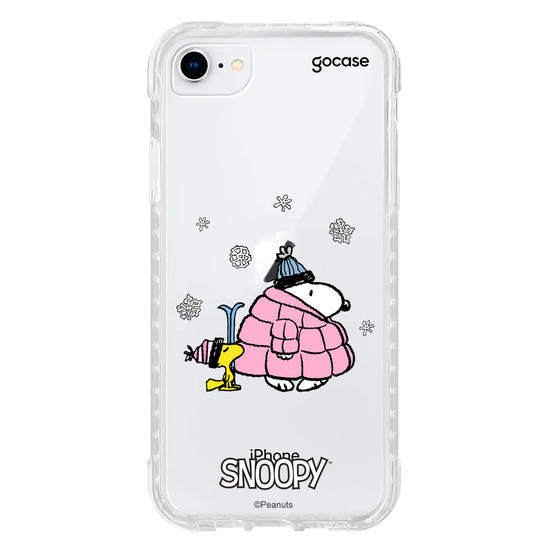 Capinha para celular  Snoopy - Inverno