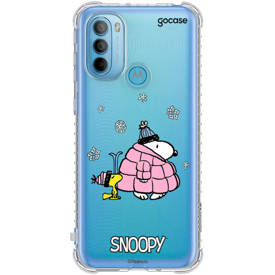 Capinha para celular  Snoopy - Inverno