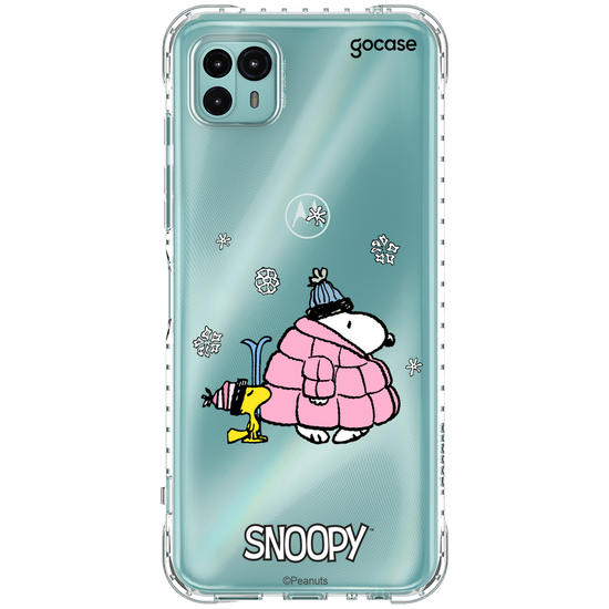 Capinha para celular  Snoopy - Inverno