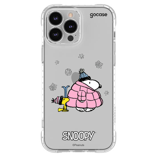 Capinha para celular  Snoopy - Inverno